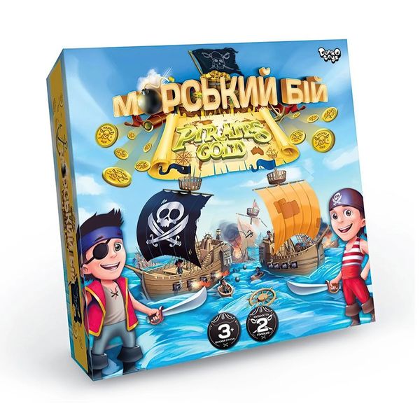 Настільна розважальна гра "Морський бій Pirates Gold" (G-MB-03 U) 156993 фото