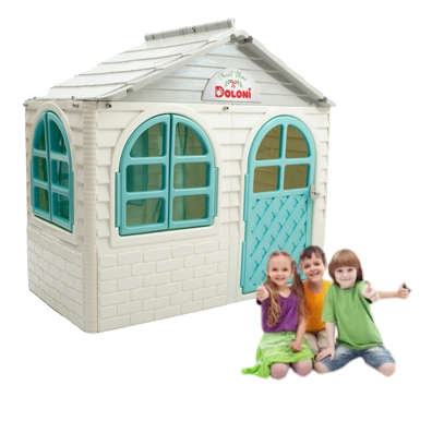 Будинок з шторками DOLONI-TOYS біло-бірюзовий (02550/15) 81338 фото