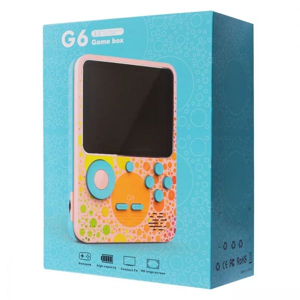 Портативна ігрова консоль G6 3.5 дюйма 5000mAh (blue) (42831) 168031 фото