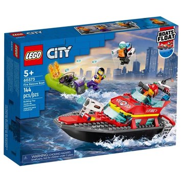 Конструктор LEGO City Човен пожежної бригади (60373) 262979 фото