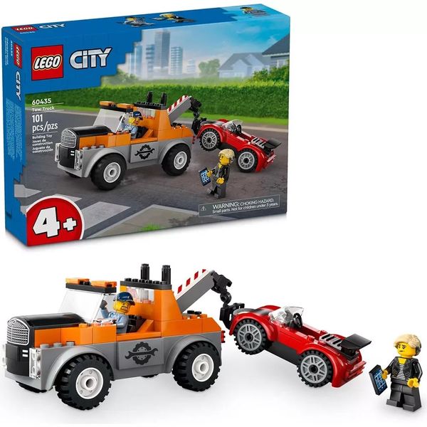 Конструктор LEGO City Евакуатор і ремонт спортивних авто (60435) 262980 фото