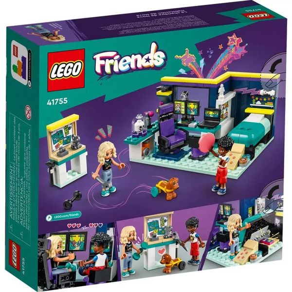 Конструктор LEGO Friends Кімната Нови (41755) 262981 фото