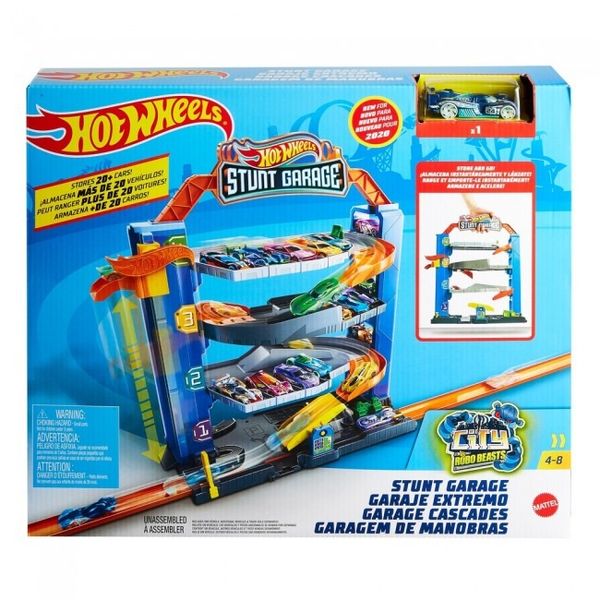 Чотирьохповерховий гараж для машинок Hot Wheels (GNL70) 261435 фото