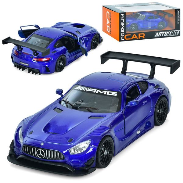 Машина Mercedes-AMG GT3 АвтоСвіт, 1:24 ,метал, 20см, відкриваються двері (AP-1913) 262426 фото