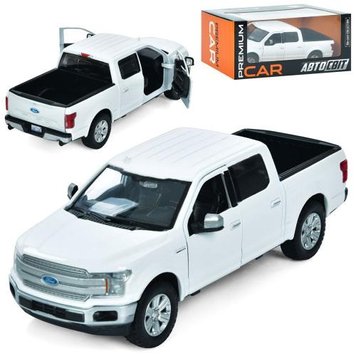 Джип 2019 Ford F-150 АвтоСвіт, 1:27, метал, 21см, відкриваються двері, гумові колеса (AP-1951) 262427 фото