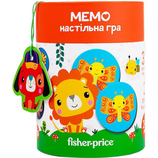 Гра настільна Vladi Toys "Fisher Price. Мемо" в тубусі (VT2910-04) 143975 фото