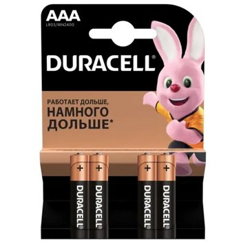 Батарейки R3 Duracell мініпальчик (уп.40шт) (41117) 165009 фото