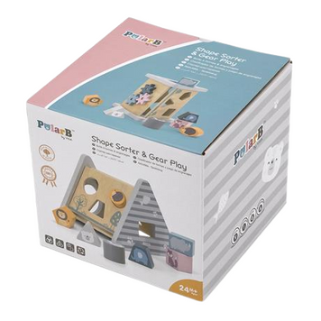 Дерев'яний сортер Viga Toys PolarB Розвиток 5 в 1 (44007) 94425 фото