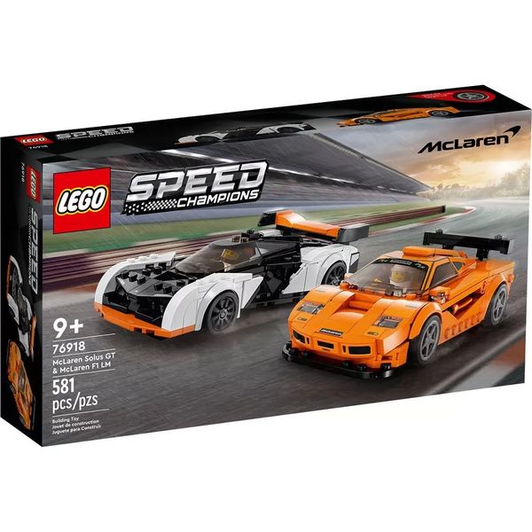 Конструктор LEGO Speed Champions McLaren Solus GT і McLaren F1 LM (76918) 263004 фото