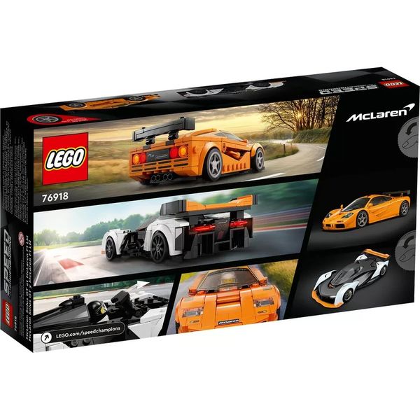 Конструктор LEGO Speed Champions McLaren Solus GT і McLaren F1 LM (76918) 263004 фото