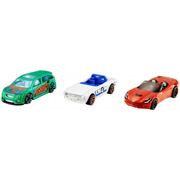 Набір з 3-х базових машинок Hot Wheels (в ас.) (K5904.) 245179 фото