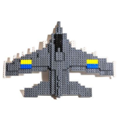 Конструктор Vita toys Pixel Heroes Літак F-16 506 деталей (VTK0107) 163399 фото